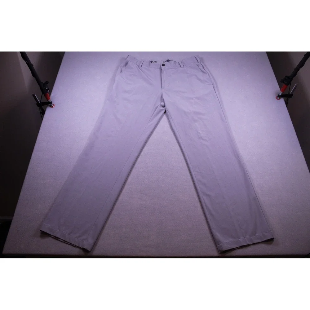 Adidas Ultimate365 Mens Golf Pants Grey Stretch Straight Leg 36x32